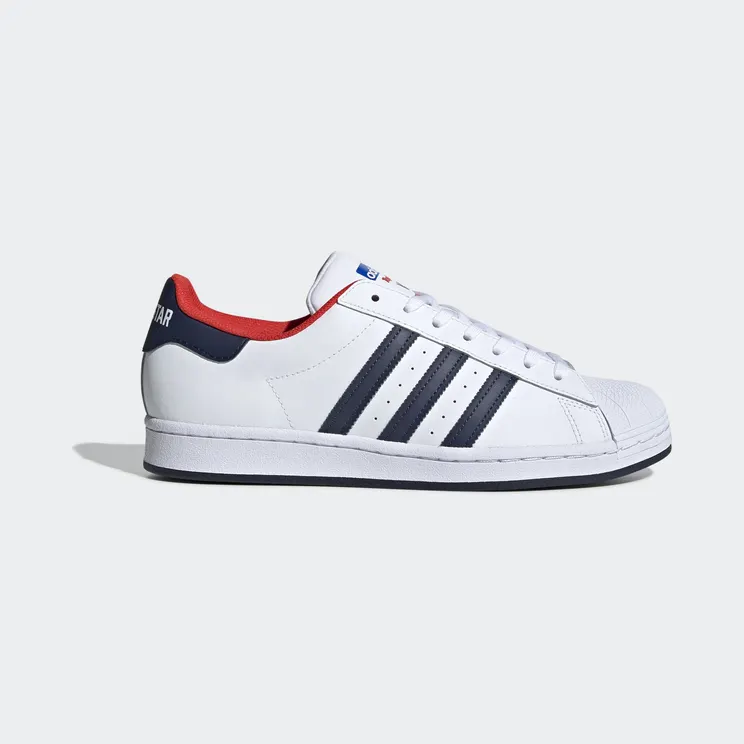 Adidas Superstar Navy Red Cloud White/Collegiate Navy/Red (FV8270)