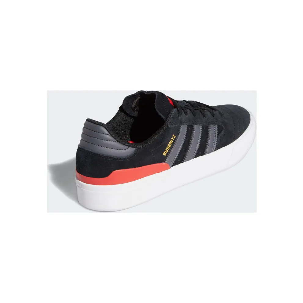 adidas Busenitz Vulc II Core Black / Dgh Solid Grey / Vivid Red (FY0448)