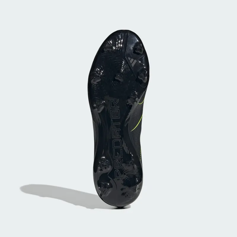 adidas Predator League Laceless FG/MG Core Black Carbon Lucid Lemon (JI1166)