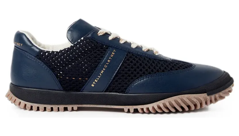 Stella McCartney Sneakers met mesh vlakken – Blauw (810701E00322)