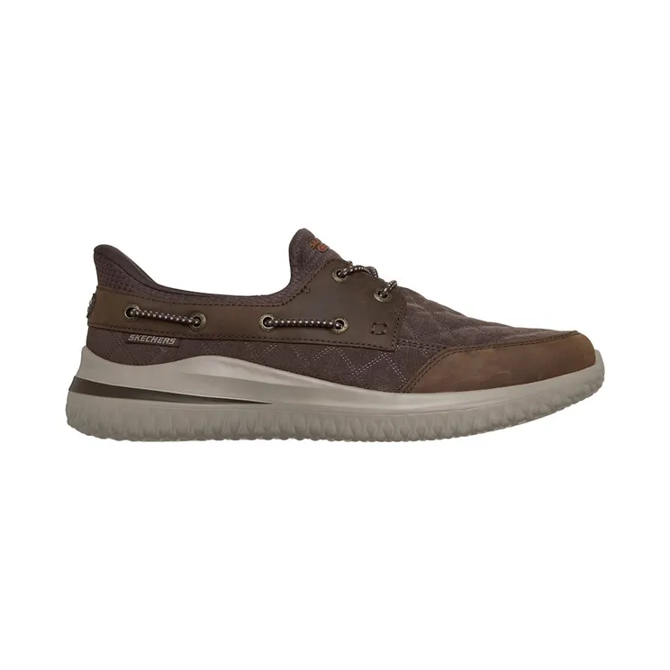 Skechers Slip-ins Delson 3.0 Cozy Fit Skipper Chocolate (211430-CHOC)
