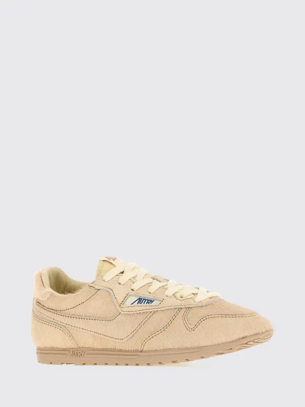 Autry Windspin Low-Top in Pony-Effect Leather Ivory (WSLWBN04)