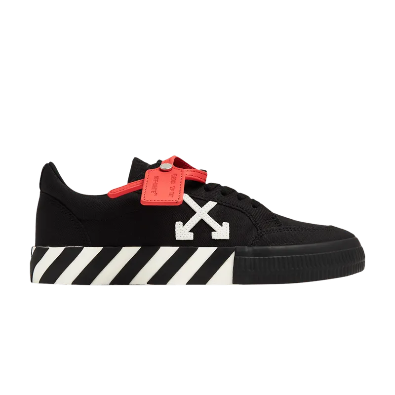 OFF-WHITE Vulcanized Low Canvas White Black (OWIA272C99FAB0051001)