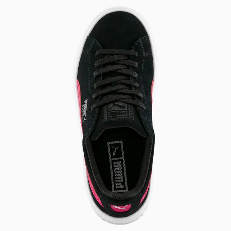 Puma Suede Platform Snake “Black Pink” (363906-01)