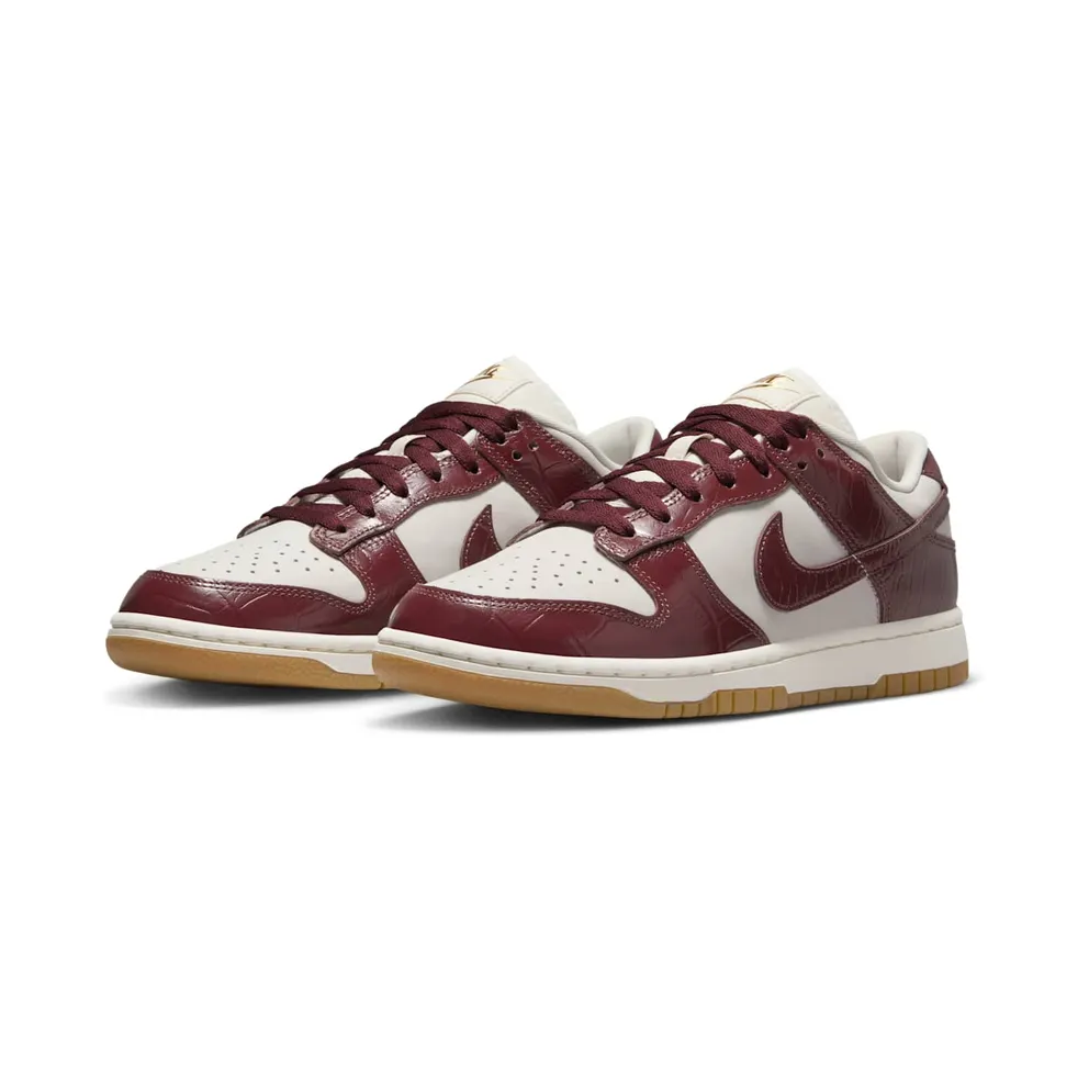 Nike Dunk Low LX “Team Red Croc” (FJ2260-004)