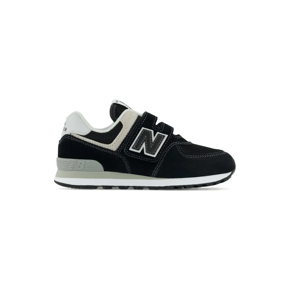NEW BALANCE 574 Core Hook & Loop “BLACK / WHITE” (PV574EVB)