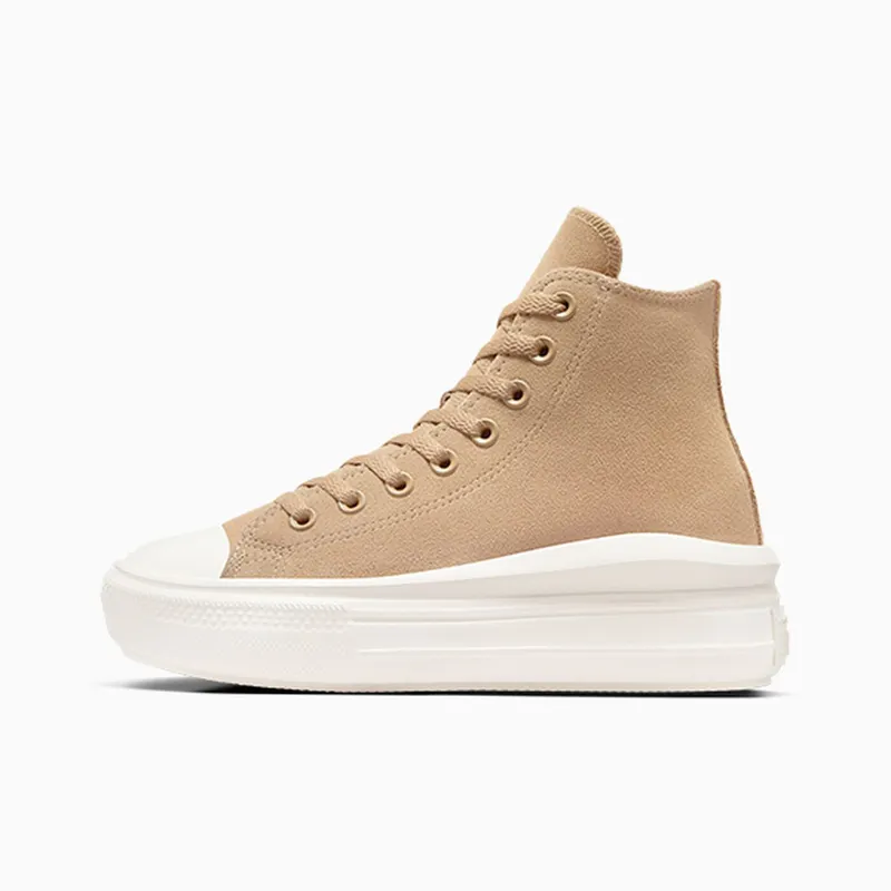 Converse Chuck Taylor All Star Move Platform Colorful Suede Coffee Rum/Egret/Black (A11145C)
