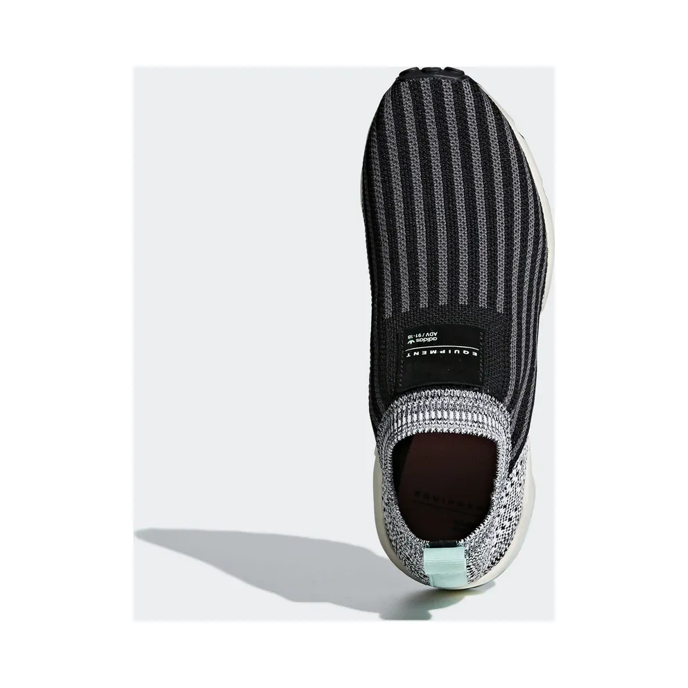 adidas EQT Support Sock Black White Clear Mint (W) Core Black/Cloud White/Clear Mint (B37528)