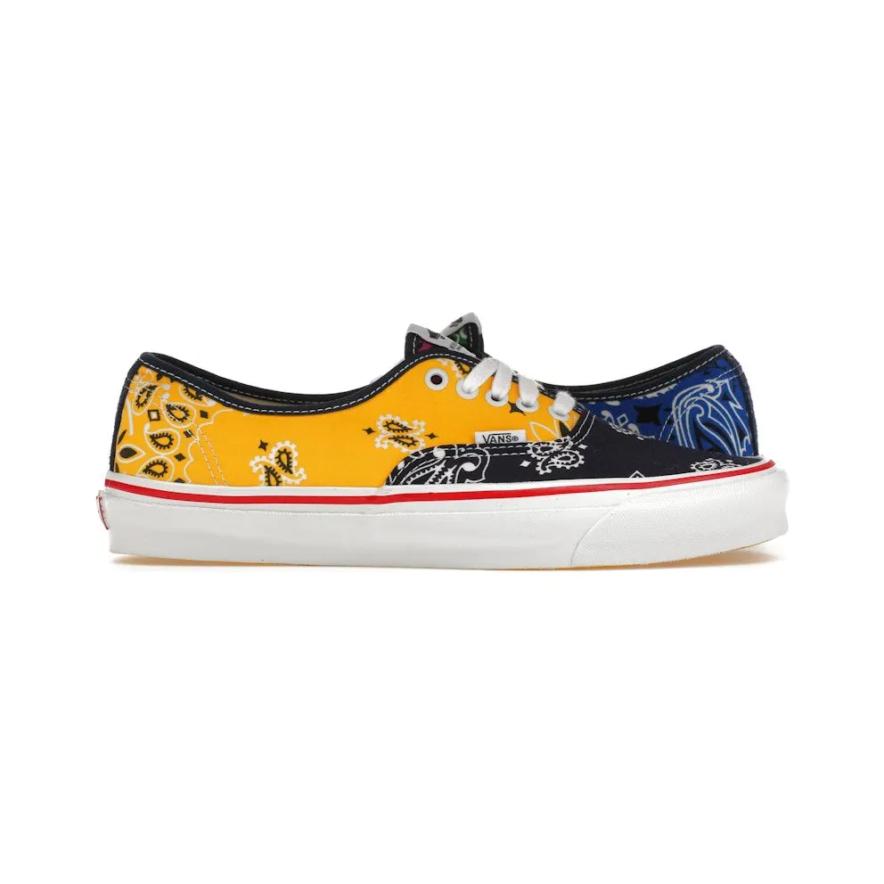 Vans Vault OG Authentic LX Bedwin & the Heartbreakers Multi-Color Yellow Bandana (VN0A4BV99QX)