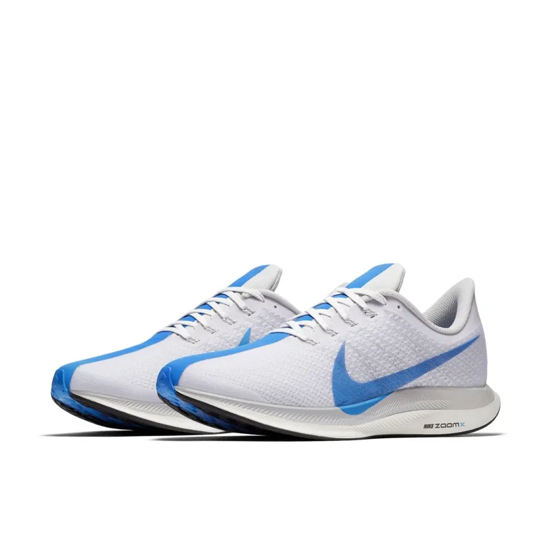 Nike  Zoom Pegasus 35 Turbo White Blue Hero White/Blue Hero-Vast Grey-Blue Void (AJ4114-140)