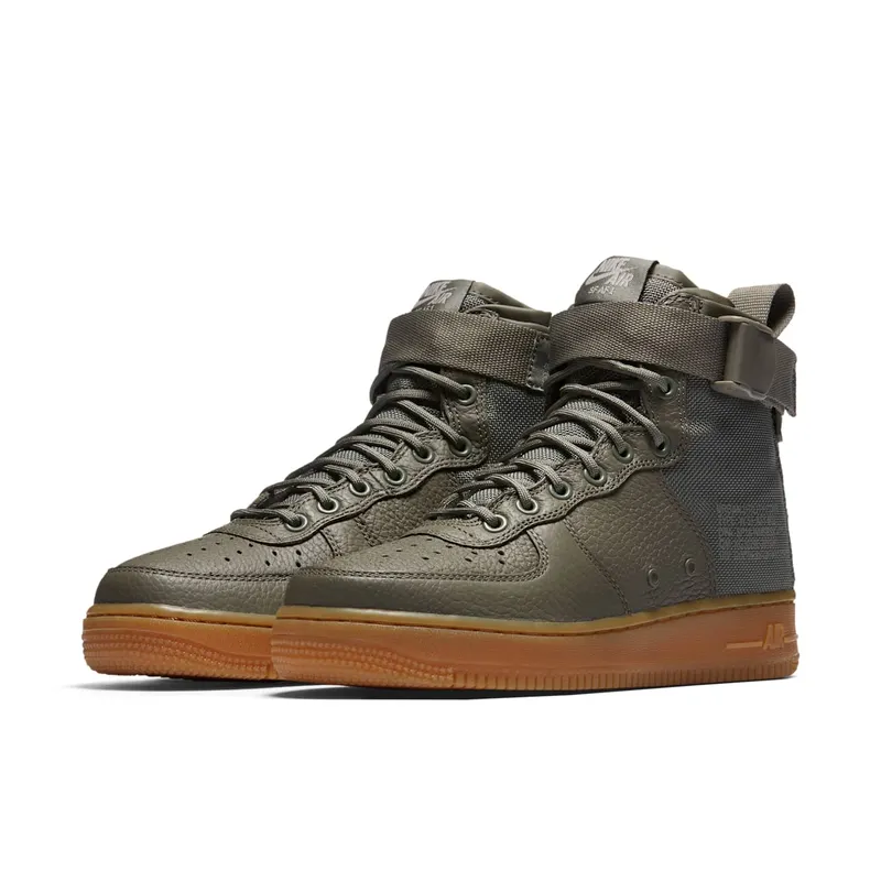 Nike SF Air Force 1 Mid Dark Stucco (W) Dark Stucco/Dark Stucco-Gum Light Brown (AA3966-004)
