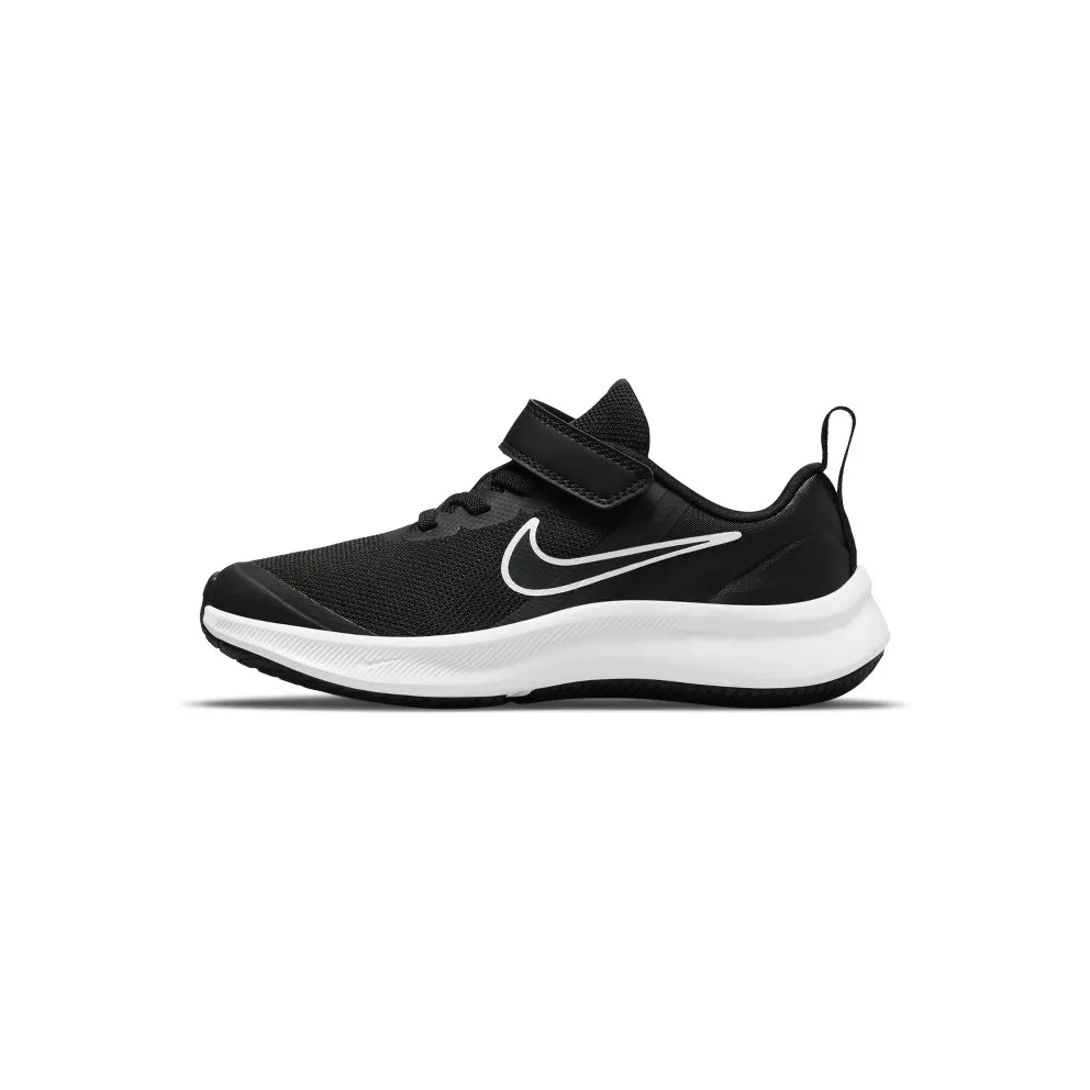 Nike Star Runner 3 Younger Kids’ Black 50% Sustainable Materials (DA2777-003)