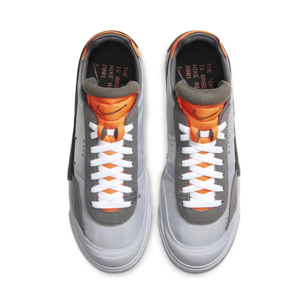 Nike Drop Type Lx Wolf Grey Total Orange Wolf Grey/Total Orange-Dark Grey-Black (AV6697-002)