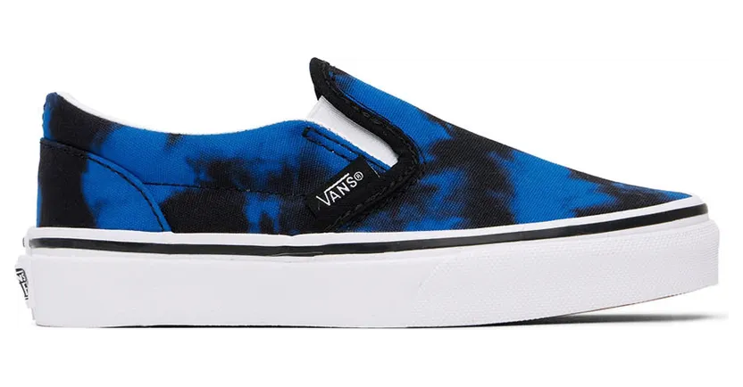 Vans Kids Blue Classic Slip-On Little Kids Sneakers (VN0A7Q5GABR1)