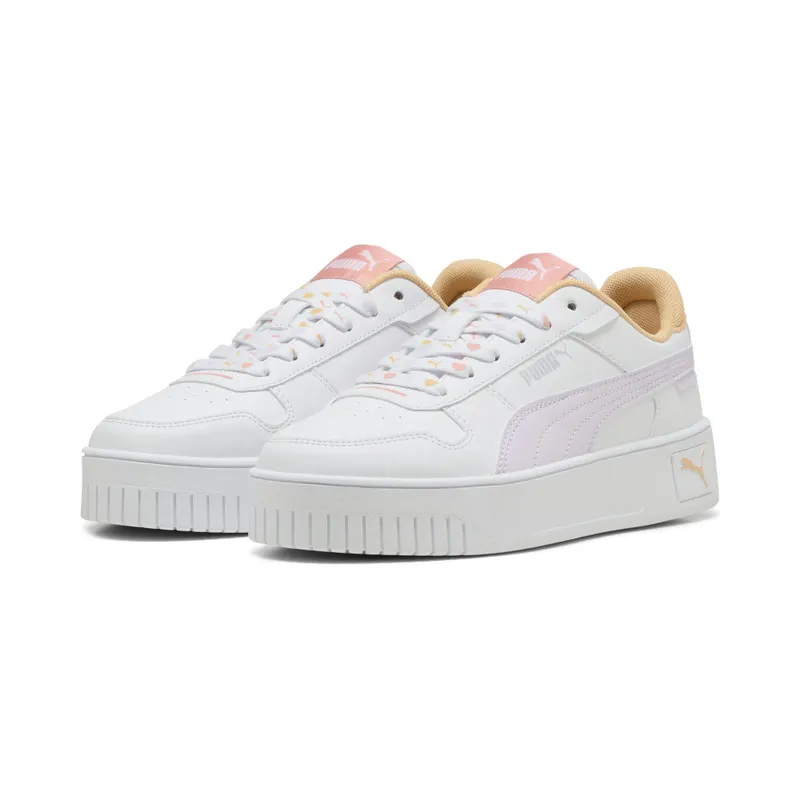 Puma Carina Street Lacey “Puma White / Lilac Frost / Almost Apricot” (400884_02)