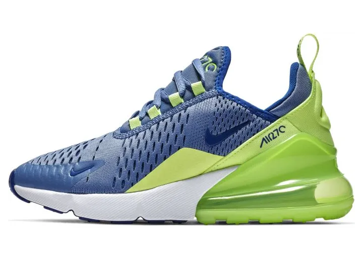 Nike Air Max 270 Indigo Storm Lime Blast (GS)