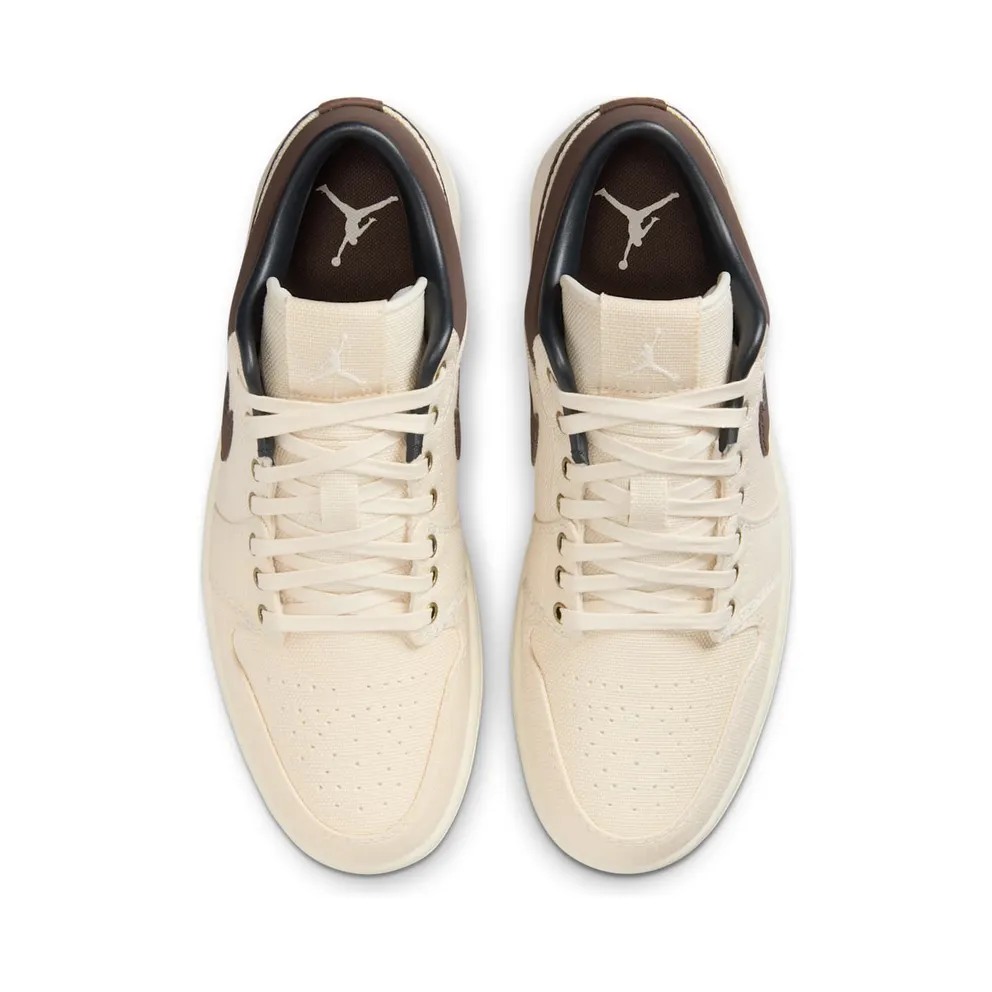 Air Jordan 1 Low Premium “Pale Ivory Baroque Brown” (IB8058-110)