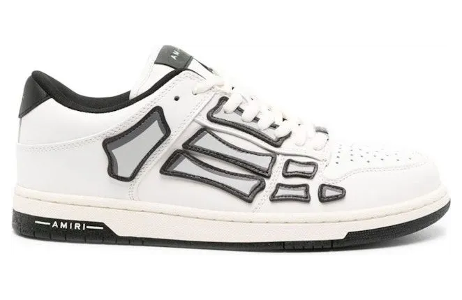 AMIRI Skel Low Top White Black (PS24MFS005-111)