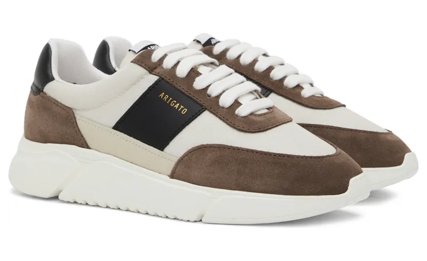 Axel Arigato Beige & Brown Genesis Vintage Runner Sneakers (27573) (4)