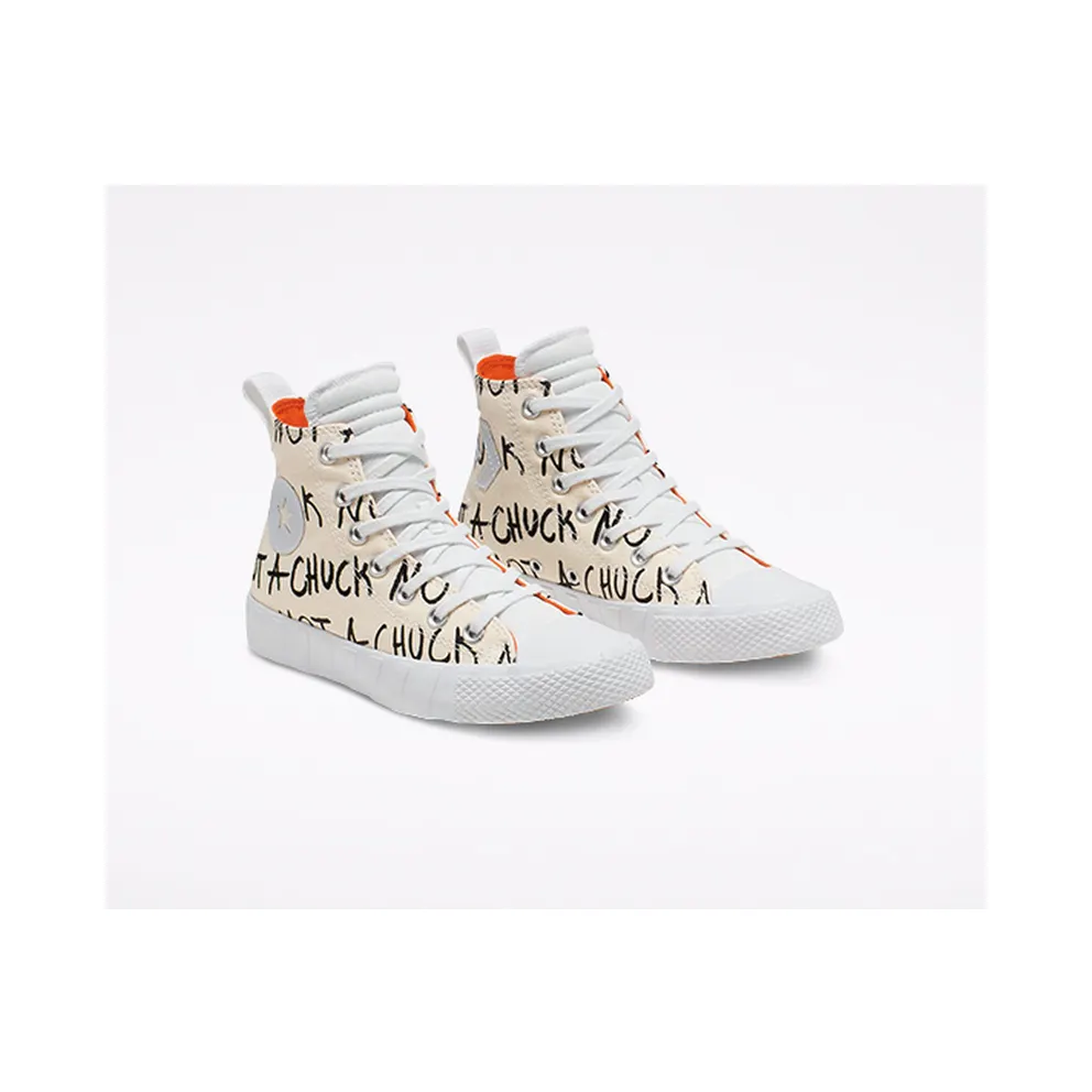 Converse UNT1TL3D High Top Egret/White/bold Mandarin (266515C)