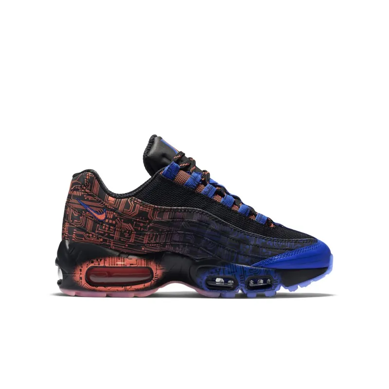Nike Air Max 95 Doernbecher (GS) Black/Black-Bright Crmsn-Rcr Bl (839166-064)