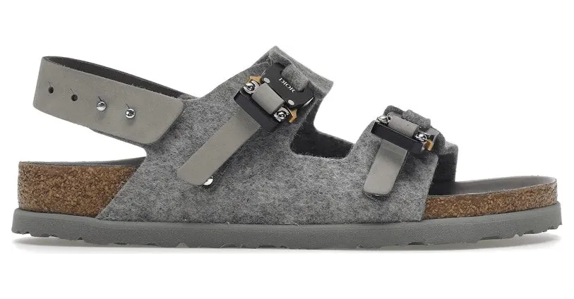 Dior by Birkenstock Milano Sandal Grey (3SA117ZSF_H800)