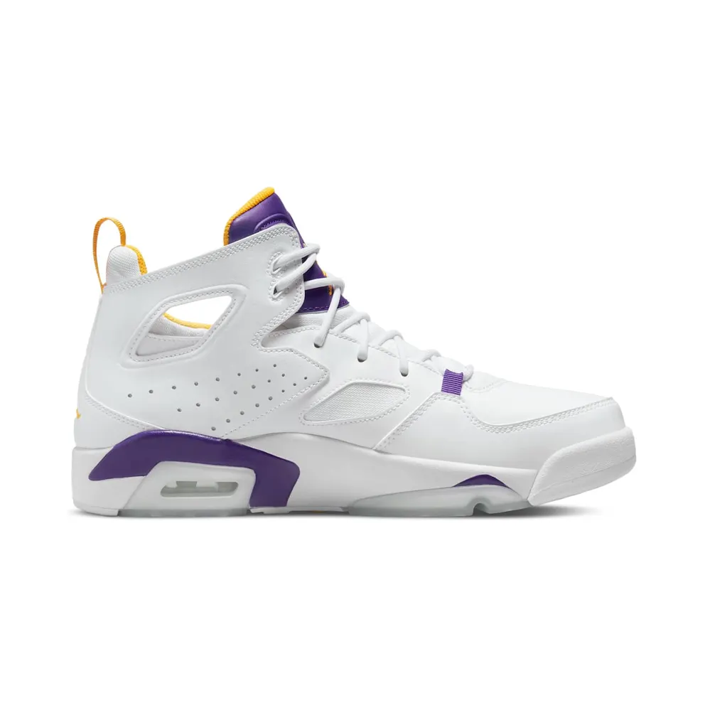 Jordan Flight Club 91 Lakers “White / Court Purple / University Gold” (DC7329-105)