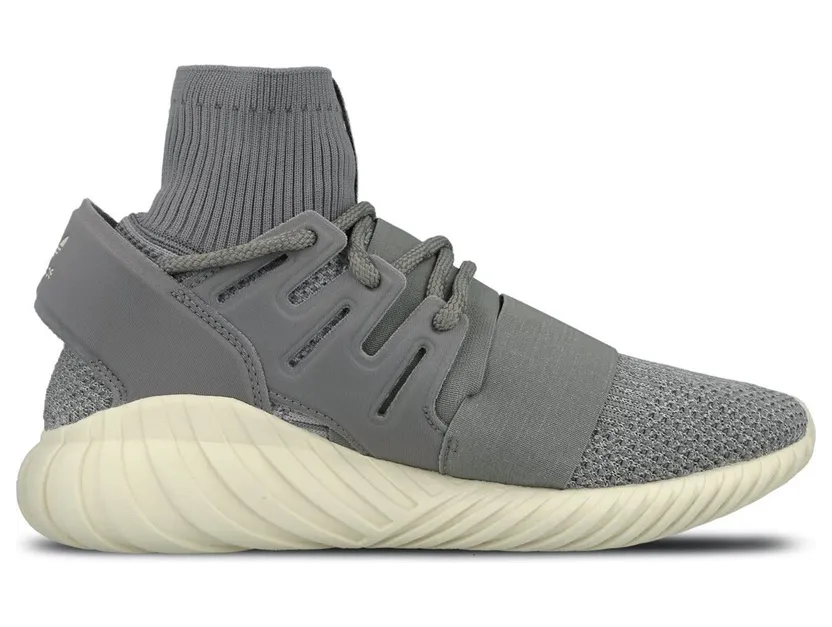Adidas Tubular Doom Primeknit ‘Medium Solid Grey’ Medium Grey/Heather Solid Grey/Core White (S74920)