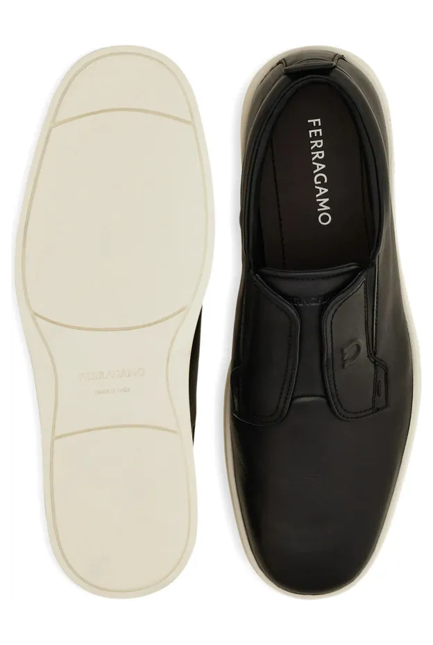 Ferragamo Derby Slip-on “Black” (02A000 0786862 M NERBI) (3)