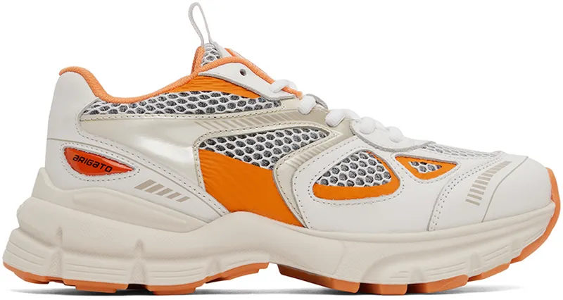 Axel Arigato White & Orange Marathon Runner (F0158047)