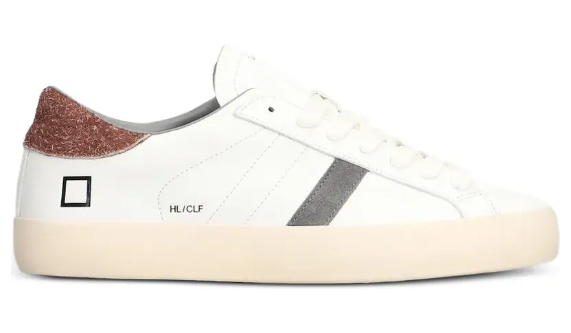 D.A.T.E. Hill Low leren sneakers met vlakken – Wit (M451HLCAWX)