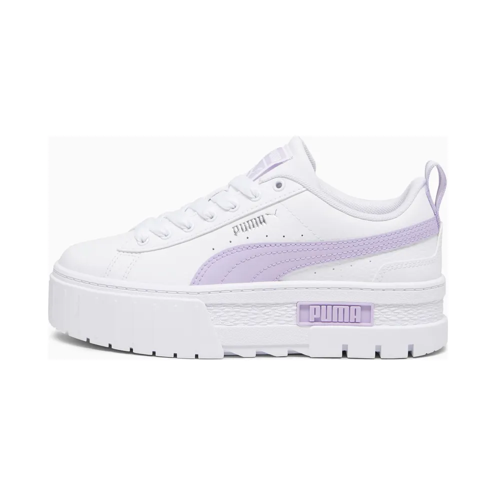 Puma Mayze Leather Teenager Weiß (384527-22)