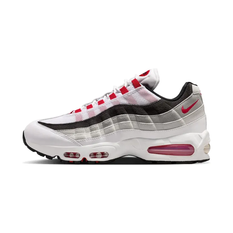 Nike Air Max 95 Big Bubble “White / Neutral Grey / Medium Grey / Comet Red” (IB7862-100)