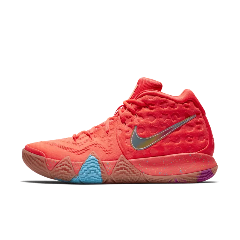 Nike Kyrie 4 Lucky Charms (Special Cereal Box Package) Bright Crimson/Multi-Color (BV0428-600)