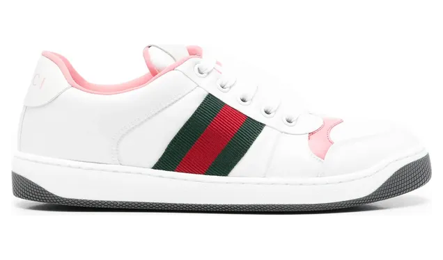 Gucci Web-stripe “White/Pink” (A000MW FAGAU 9063)