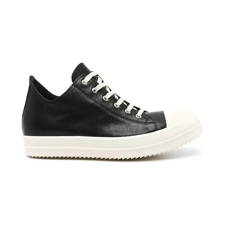Rick Owens Hollywood Low Black Milk (RU01E5891 LGY 911)