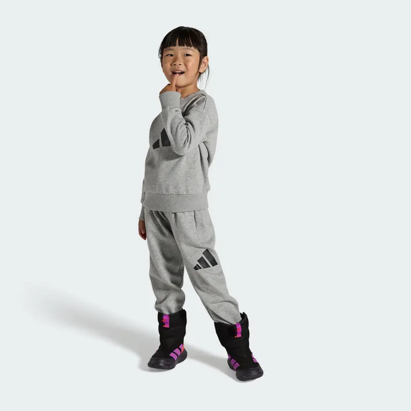 Adidas Winterplay Kids Core Black / Purple Burst / Impact Orange (JQ2633)