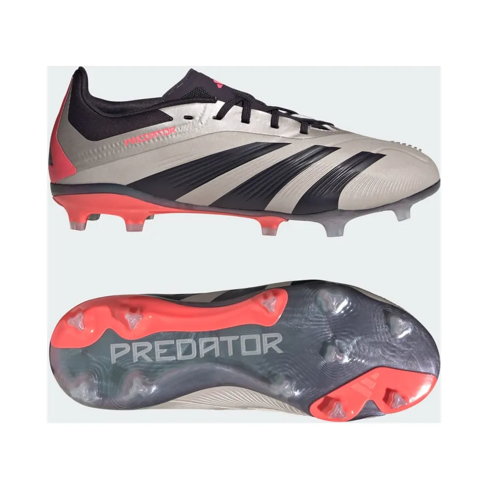 adidas Predator Elite FG Platinum Metallic Aurora Black Carbon (IF6361)