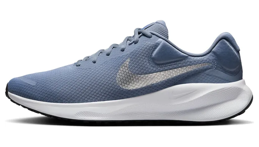 Nike Revolution 7 Ashen Slate White Hyper Royal Metallic Silver (FB2207-403)