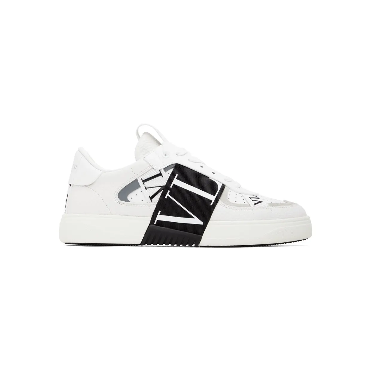 Valentino Garavani White & Gray VL7N Low-Top Sneakers (1Y2S0C58WRQ)