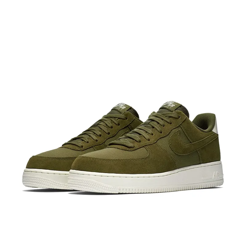 Nike Air Force 1 Low Suede Medium Olive Medium Olive/Medium Olive-Sail (AO3835-200)