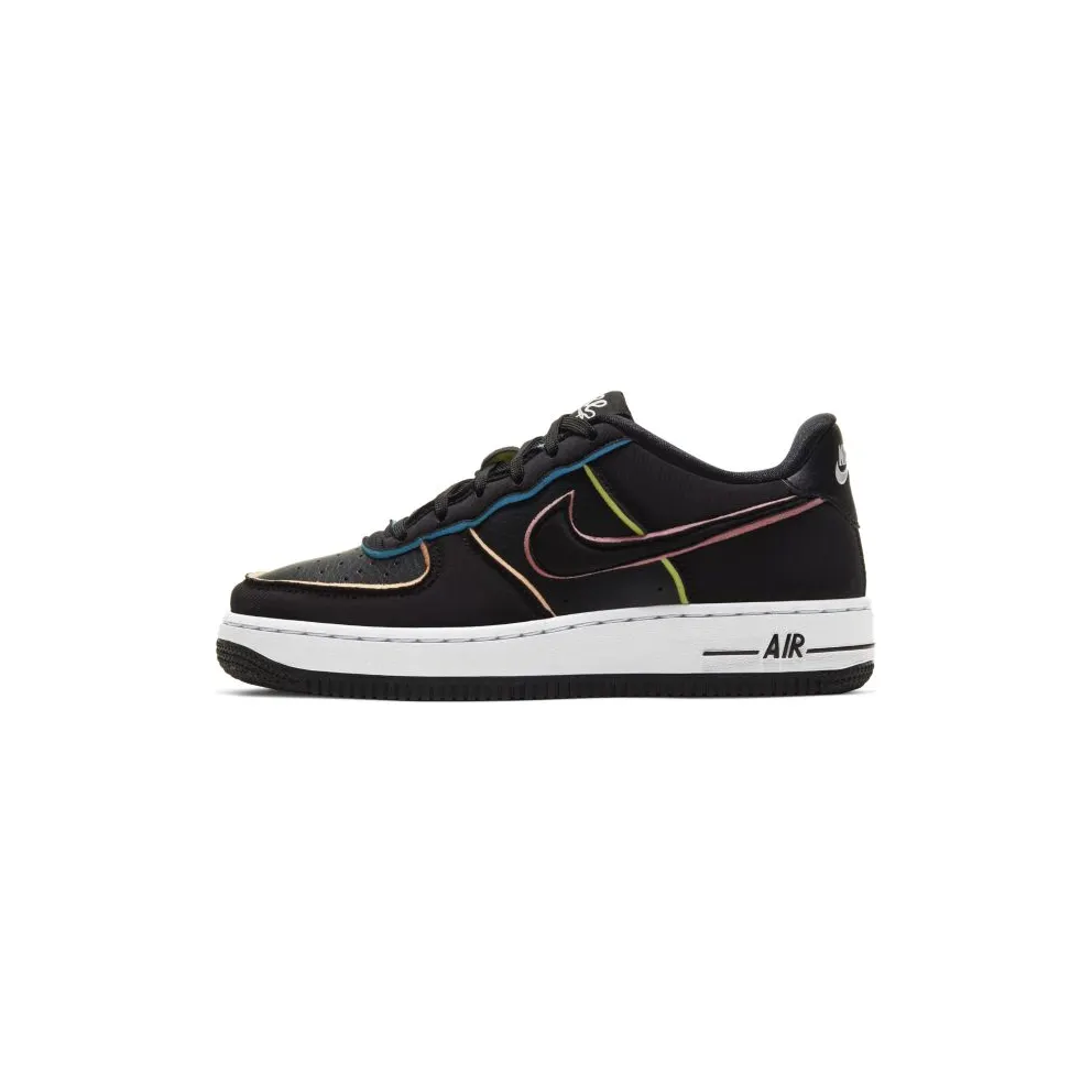 Nike Air Force 1 Low Black Pink Barely Volt (GS) Black/Pink-Barely Volt-Black (CD7406-001)