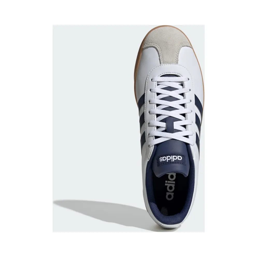 adidas VL Court Base “Cloud White / Dark Blue / Orbit Grey” (JQ3037)