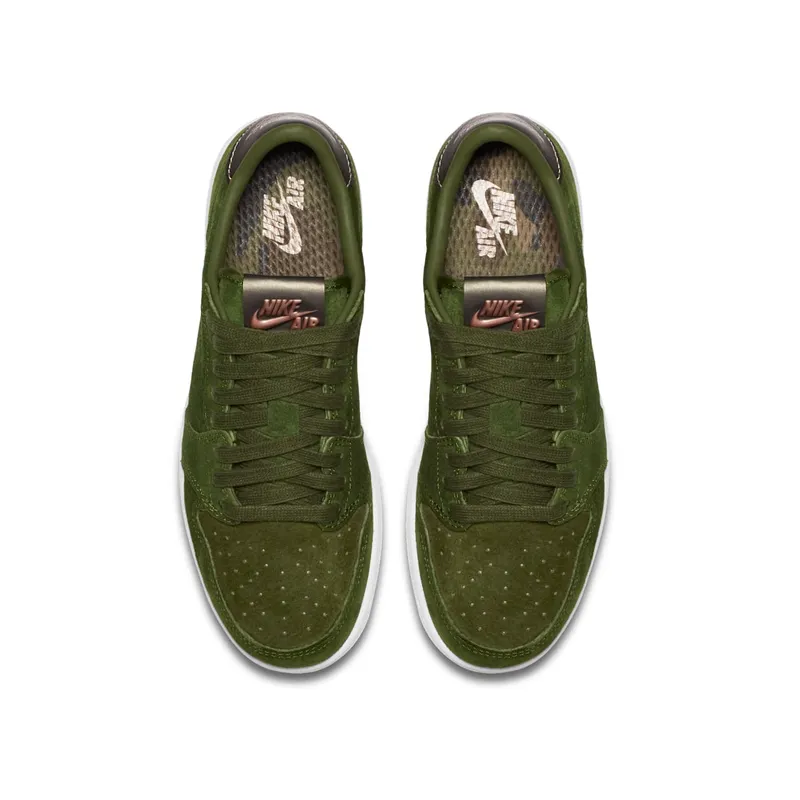 Jordan 1 Retro Low NS Legion Green (GS) Legion Green/Metallic Red Bronze-White (919705-330)