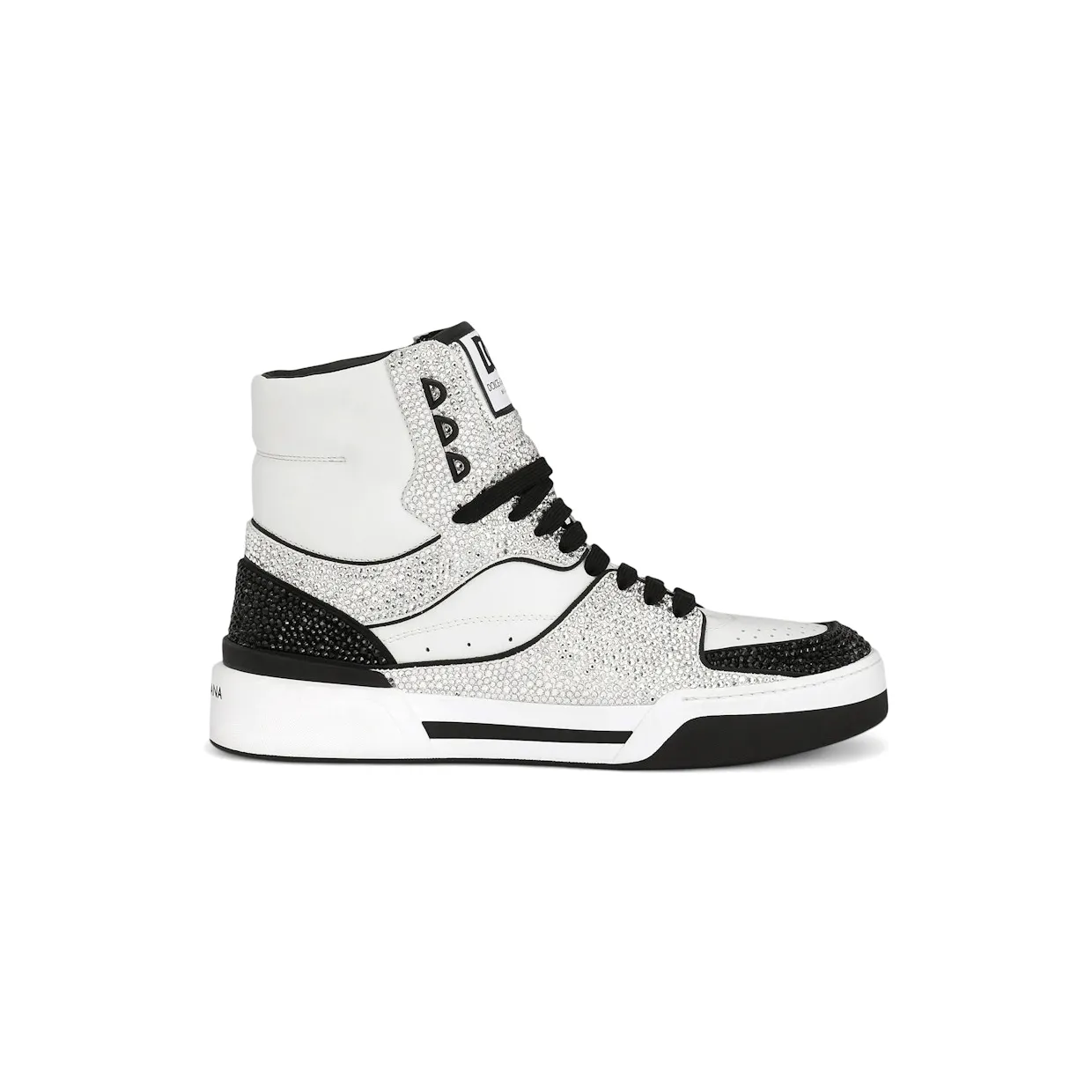 Dolce & Gabbana Roma High Off White Silver (CS2037 AM803 89697)