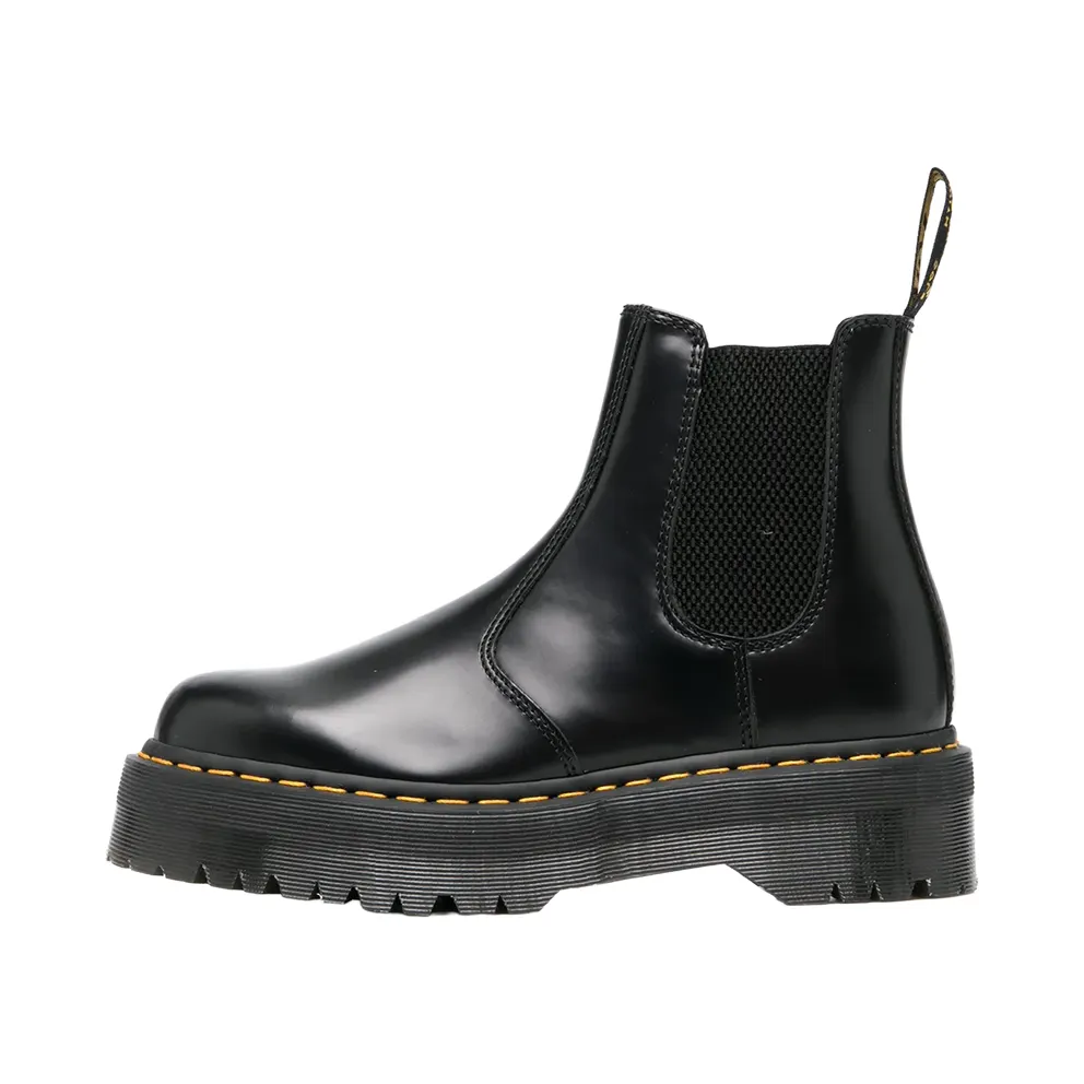 Dr Martens 2976 Smooth Leather Platform Chelsea Boots “Black” (24687001)
