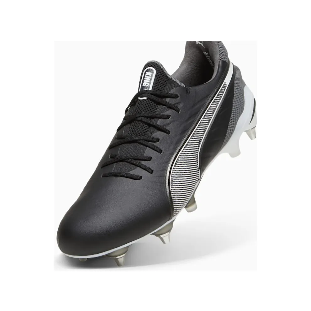 Puma King Ultimate MxSG Black White Cool Dark Grey (107866-01)
