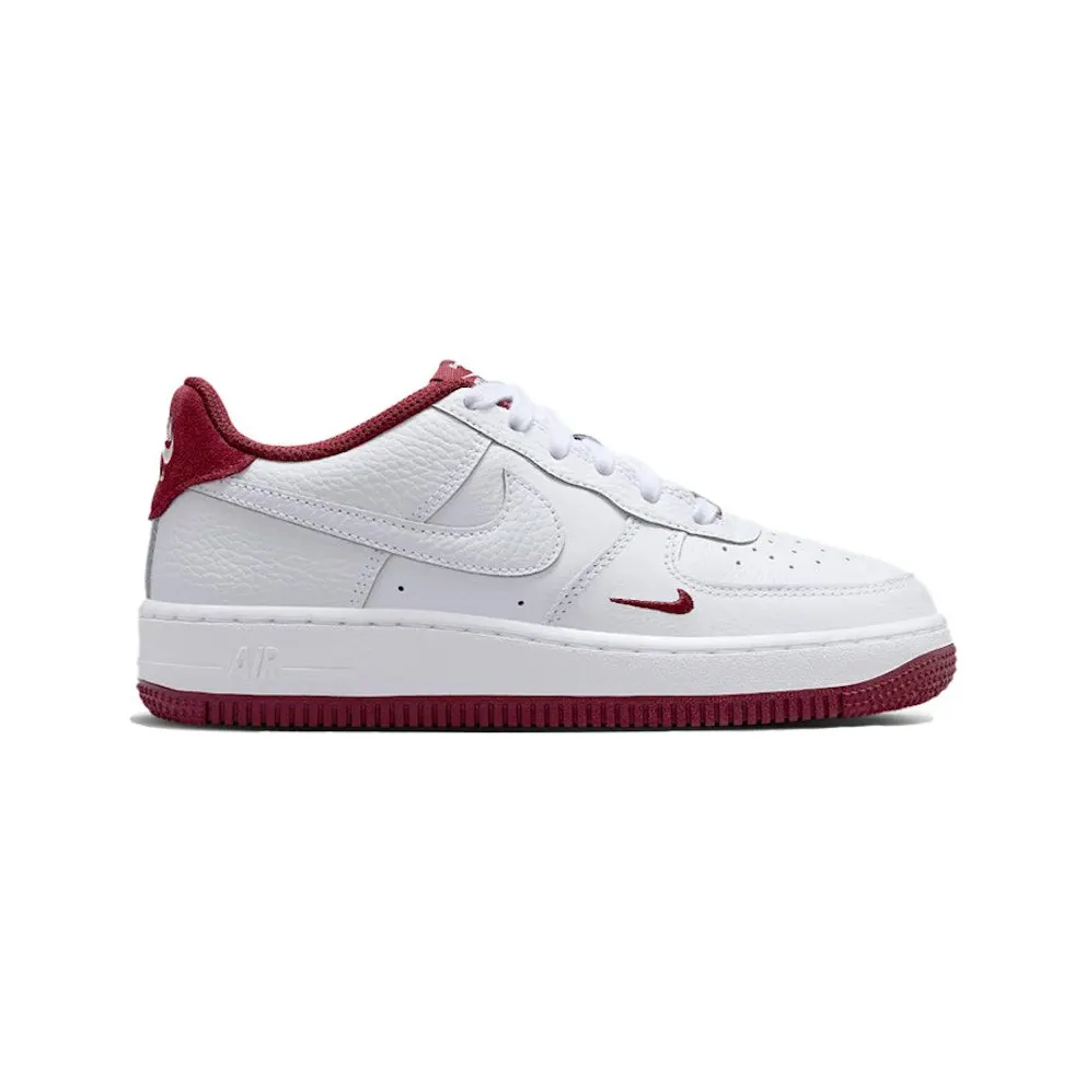 Nike Air Force 1 Low LV8 White Team Red Mini Swoosh (HF0952-100)