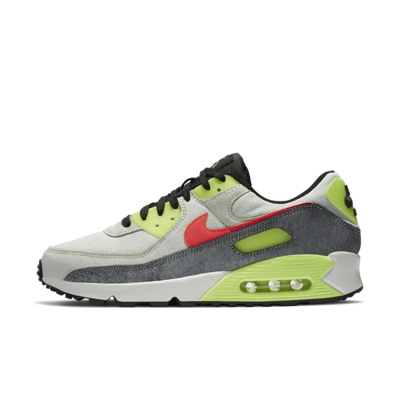 Nike Air Max 90 N7 (2020) Grey/Volt-Crimson-Black (CV0264-001)