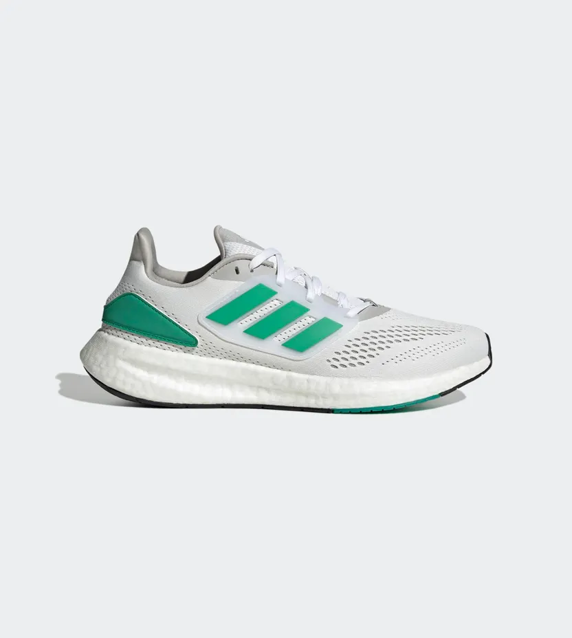 Adidas Pureboost 22 Cloud White / Court Green / Core Black (HQ8588)